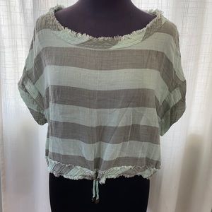 Striped Fringed Top (Urban Outfitters)